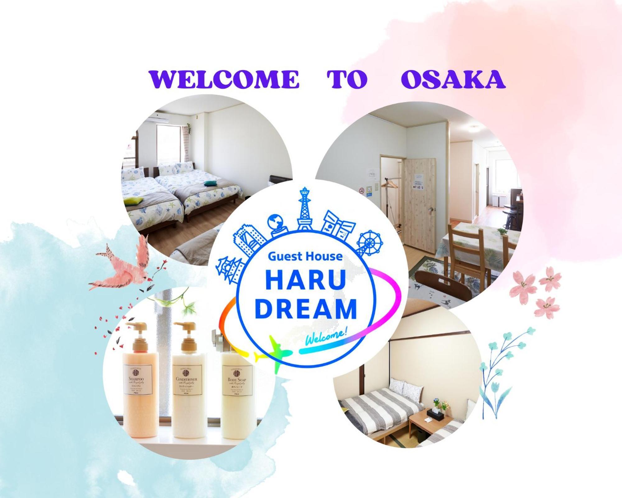 Guest House Haru Dream Shinimamiya Ōsaka Eksteriør bilde